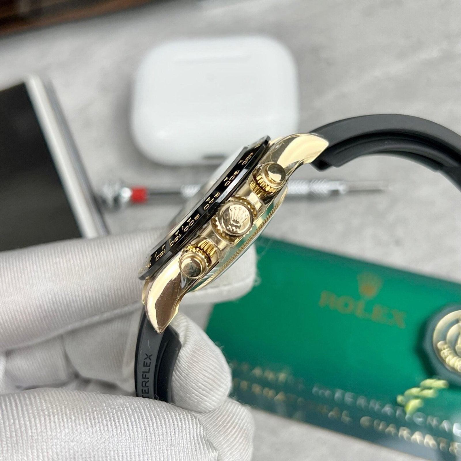 Rolex Daytona 116518LN Watch Yellow Gold Dial 40mm