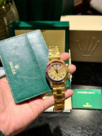 Rolex Daytona 116598RBOW Refined Moissanite Synthentic Gemstone 18K Gold Wrapped 40mm