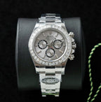 Rolex Daytona 126500 Watch Diamonds Moissanite 40mm