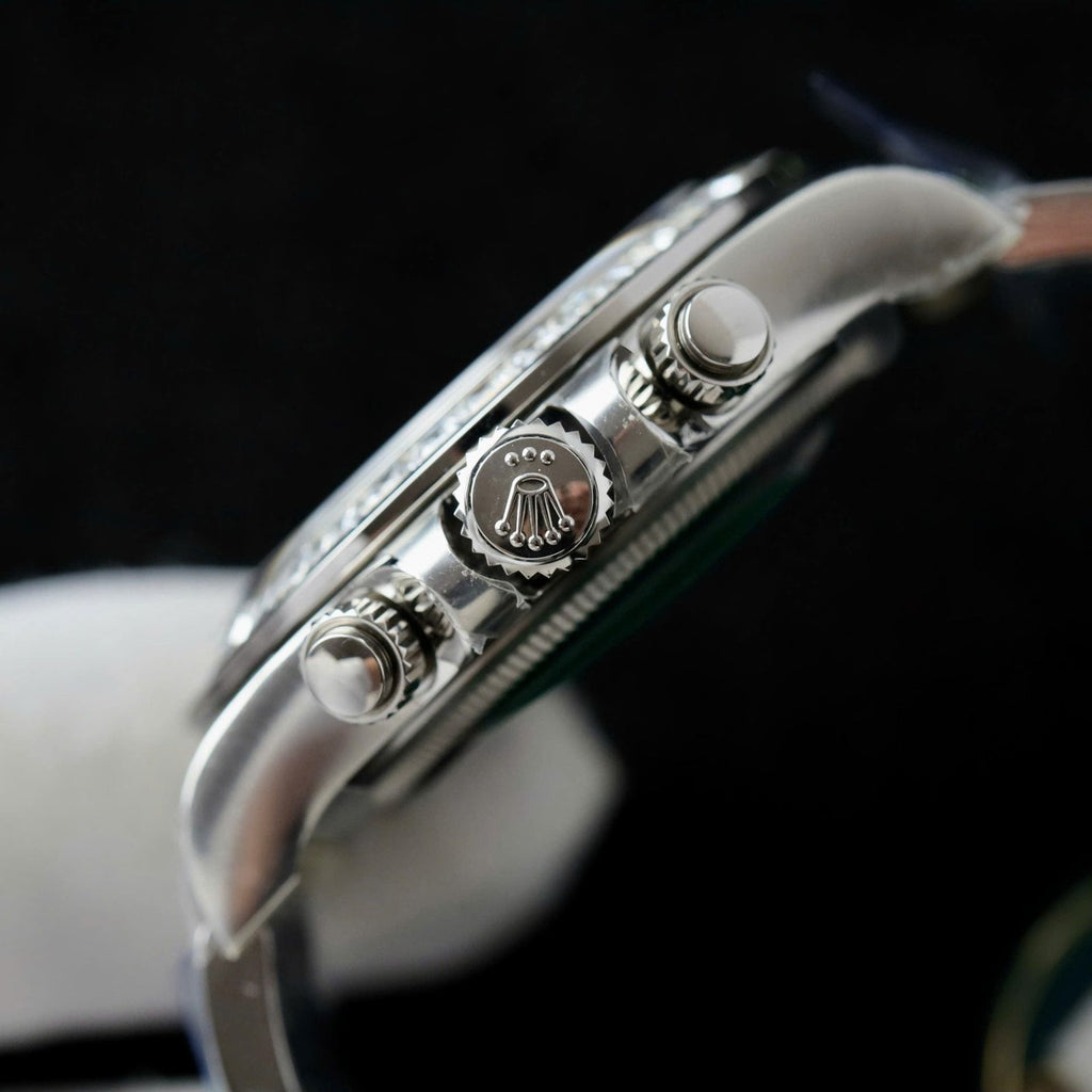 Rolex Daytona 126500 Watch Diamonds Moissanite 40mm