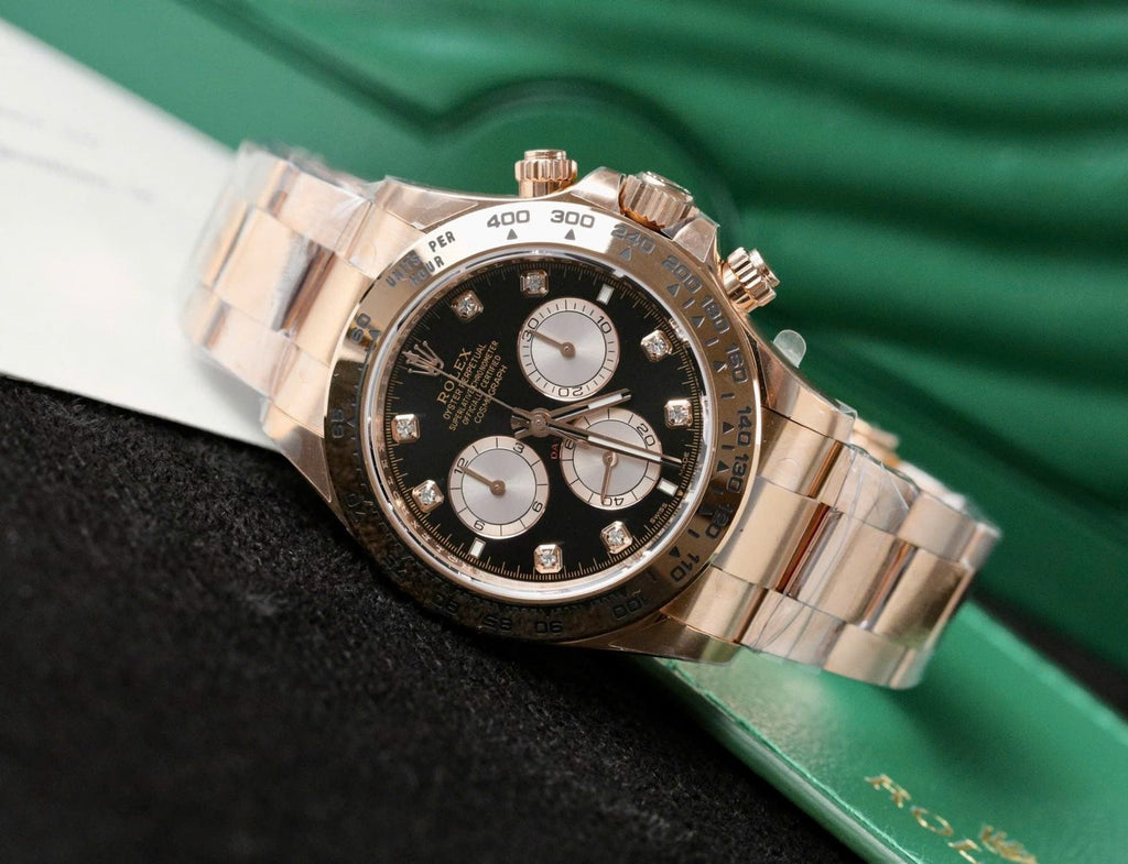 Rolex Daytona 126505 Rose Gold Watch Black Dial 40mm