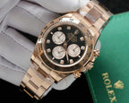 Rolex Daytona 126505 Rose Gold Watch Black Dial 40mm