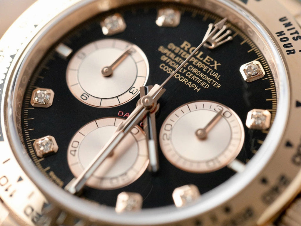 Rolex Daytona 126505 Rose Gold Watch Black Dial 40mm