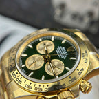 Rolex Daytona 126508 Dial Green Watch Oyter Strap 40mm
