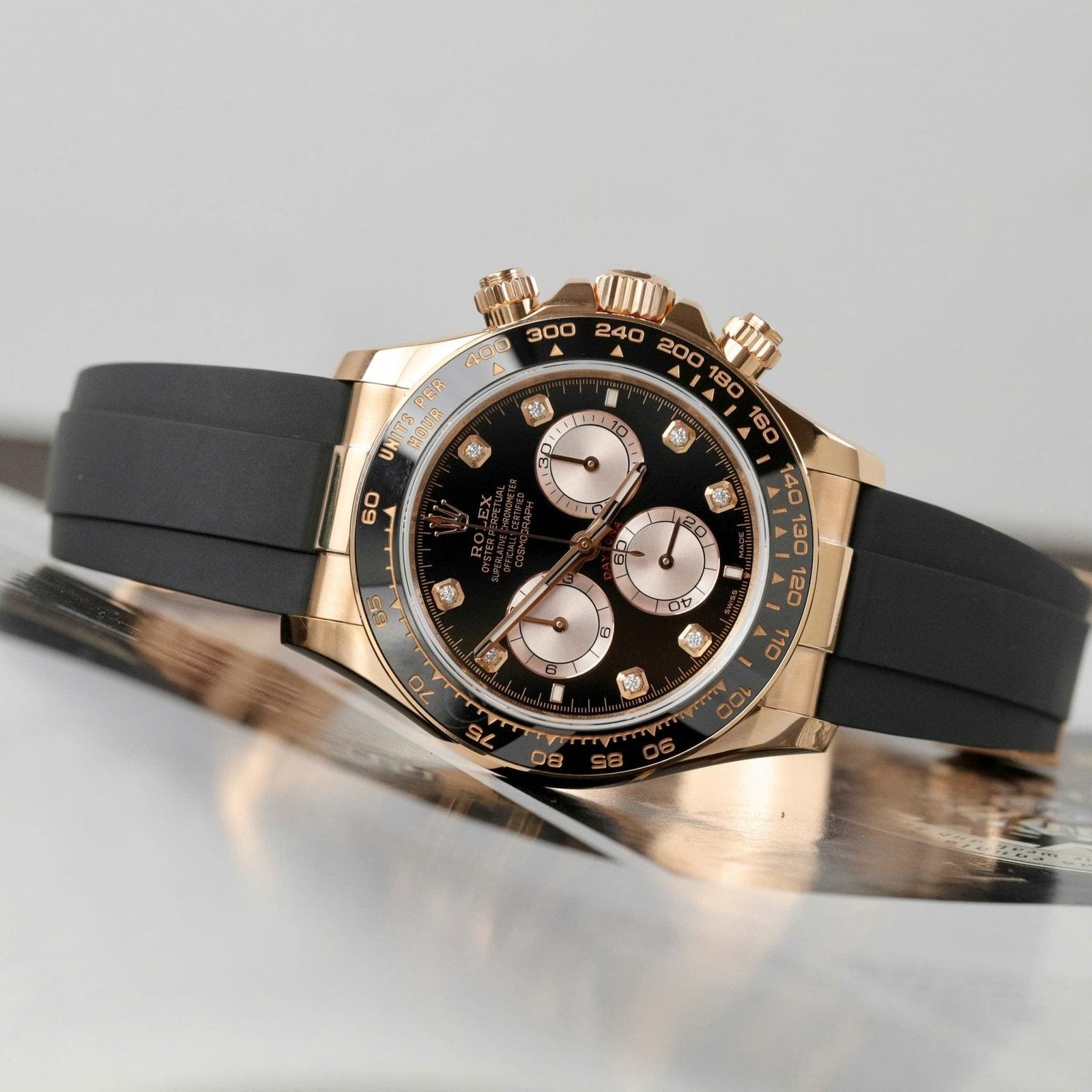 Rolex Daytona 126515 Dial Black Watch Gold Wrapped 40mm