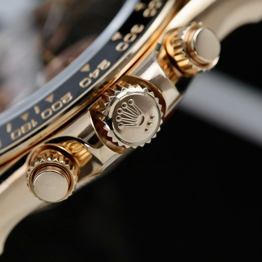 Rolex Daytona 126515 Dial Black Watch Gold Wrapped 40mm