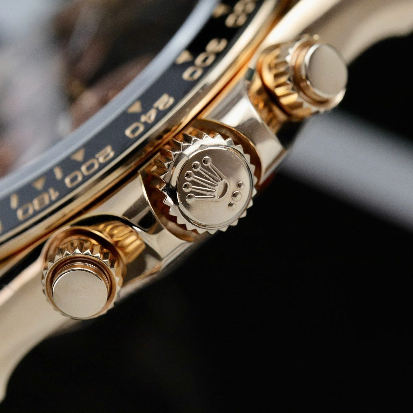 Rolex Daytona 126515 Dial Black Watch Gold Wrapped 40mm