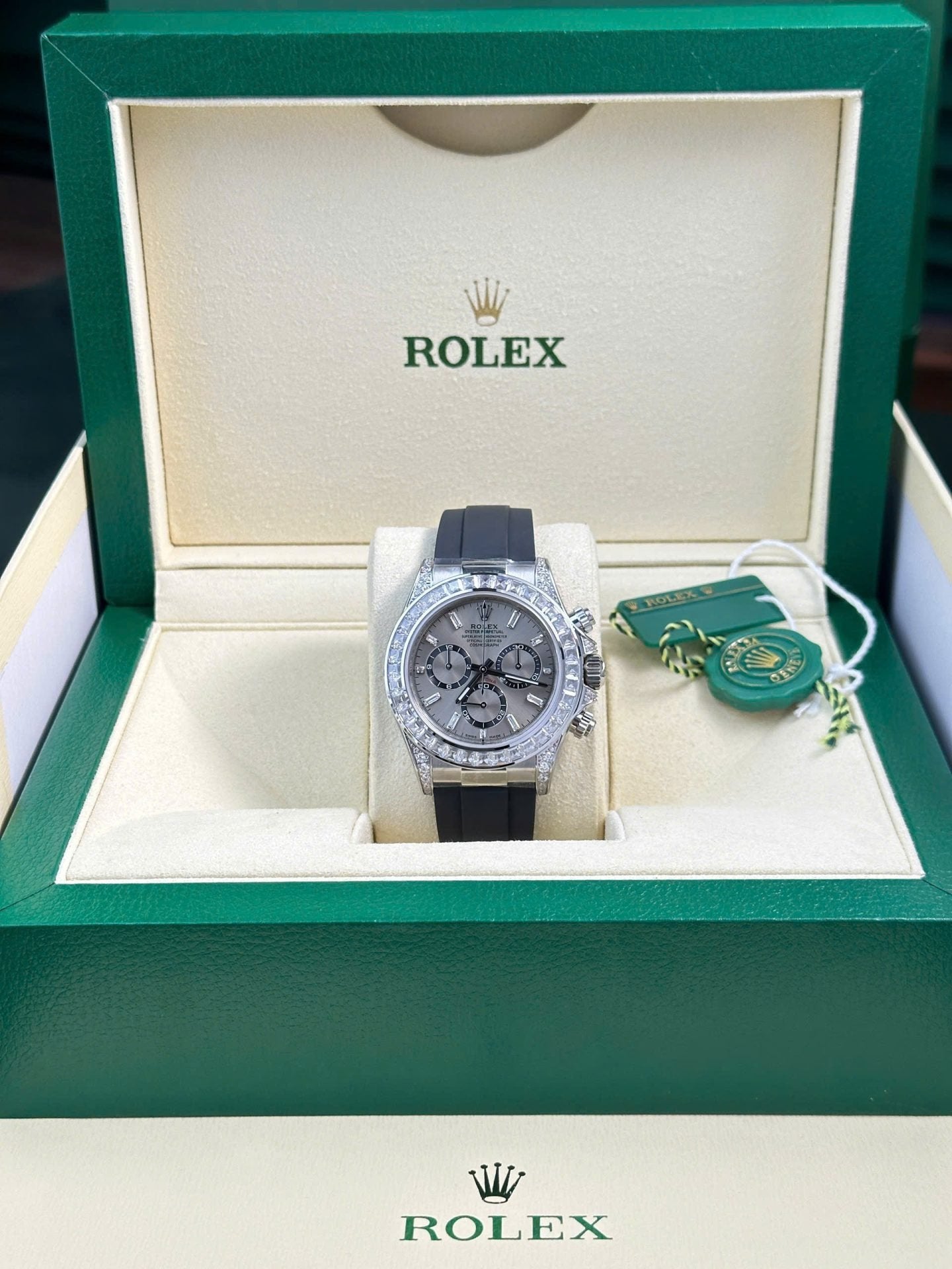 Rolex Daytona 126539TBR Watch Dial Gray Sundust 40mm