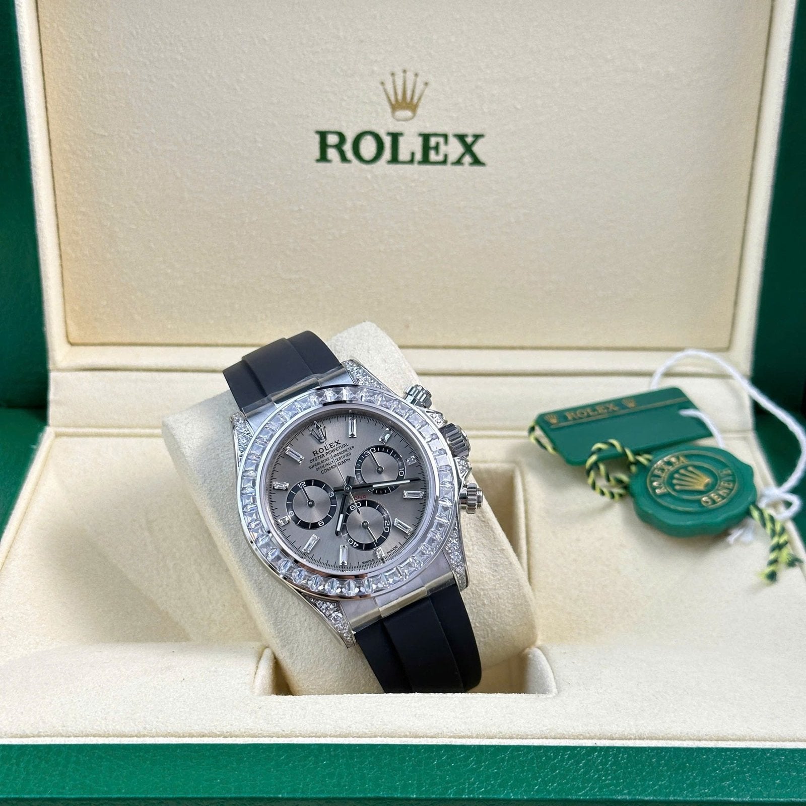 Rolex Daytona 126539TBR Watch Dial Gray Sundust 40mm