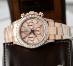 Rolex Daytona 126595TBR Watch Gold Wrapped And Moissanite Diamonds 40mm