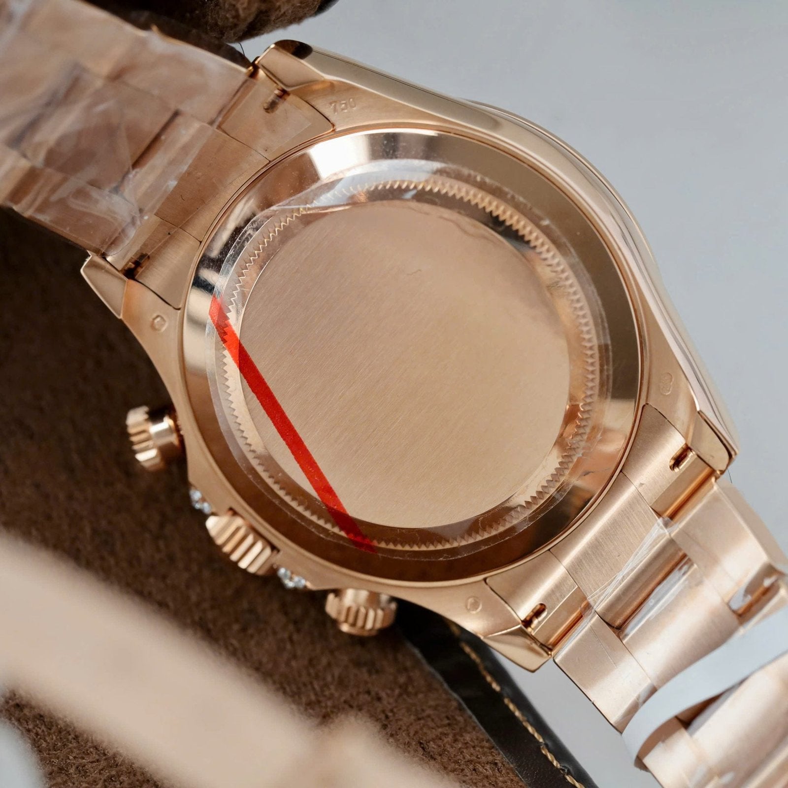 Rolex Daytona 126595TBR Watch Gold Wrapped And Moissanite Diamonds 40mm