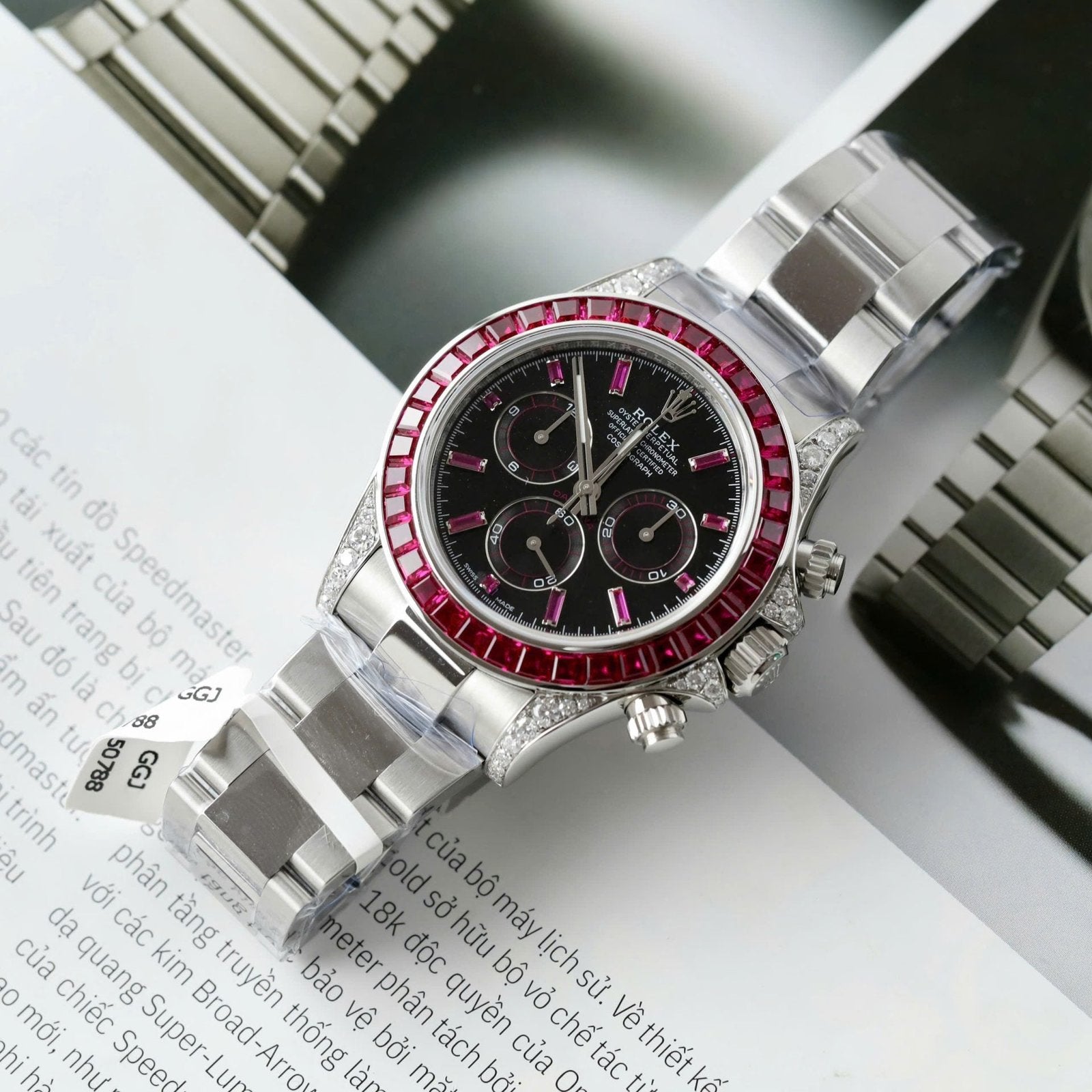 Rolex Watch Daytona 126599TRU Ruby Red Baguette 40mm