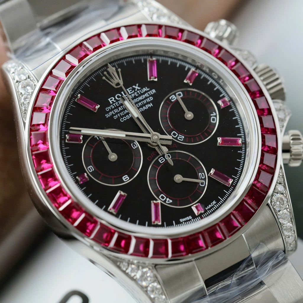 Rolex Watch Daytona 126599TRU Ruby Red Baguette 40mm