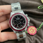 Rolex Daytona 126599TRU Watch 18K Solid Gold + Natural Ruby + Natural Diamonds 40mm