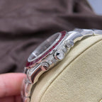 Rolex Daytona 126599TRU Watch 18K Solid Gold + Natural Ruby + Natural Diamonds 40mm