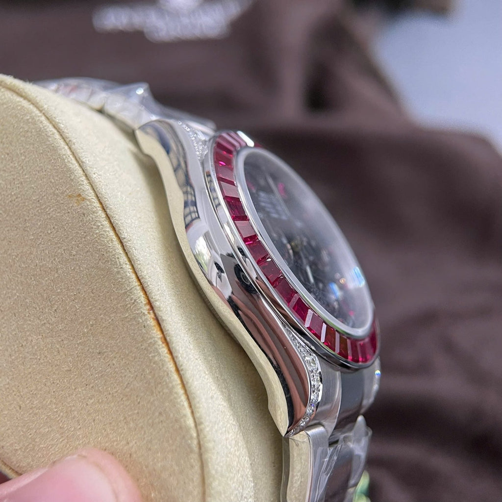 Rolex Daytona 126599TRU Watch 18K Solid Gold + Natural Ruby + Natural Diamonds 40mm