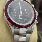 Rolex Daytona 126599TRU Watch 18K Solid Gold + Natural Ruby + Natural Diamonds 40mm