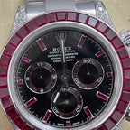 Rolex Daytona 126599TRU Watch 18K Solid Gold + Natural Ruby + Natural Diamonds 40mm