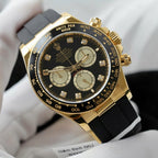 Rolex Daytona Watch 18K Gold Wrapped Movement Calibre 4131 40mm