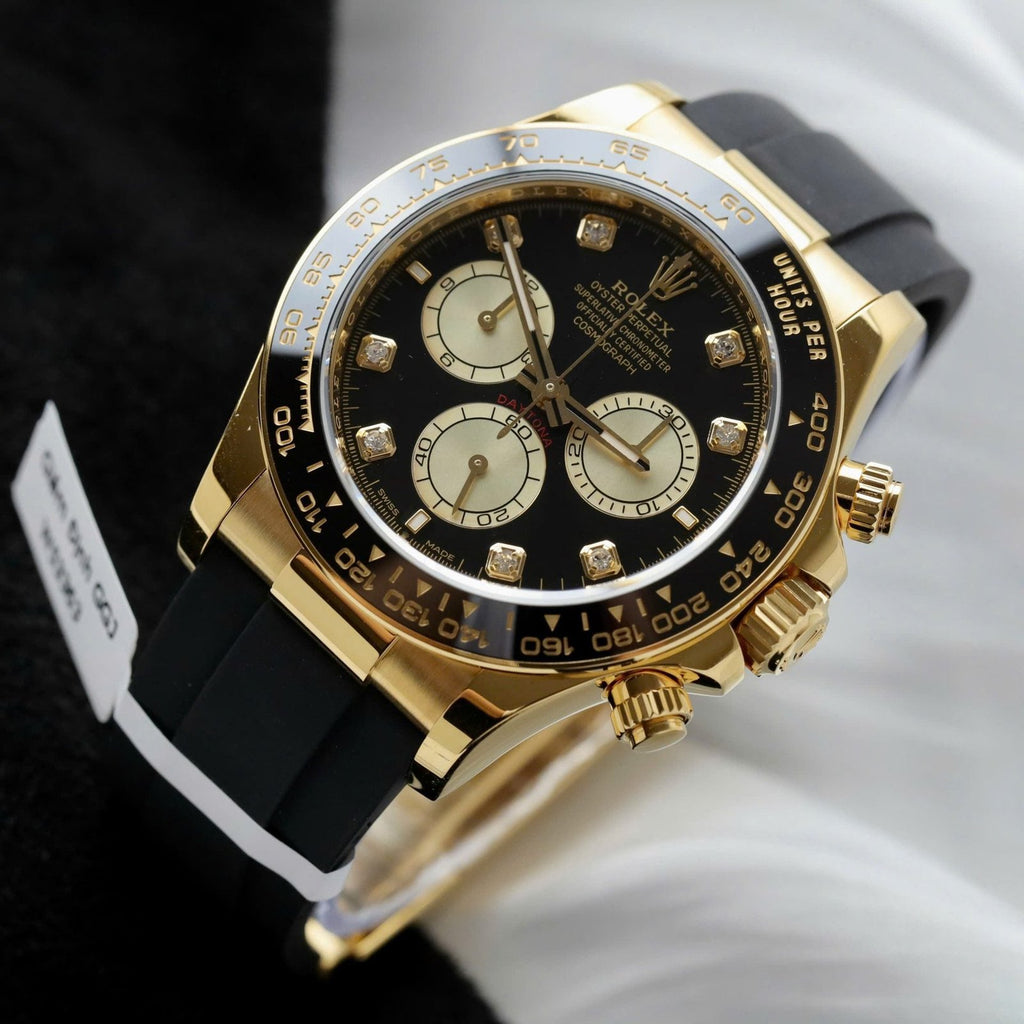 Rolex Daytona Watch 18K Gold Wrapped Movement Calibre 4131 40mm