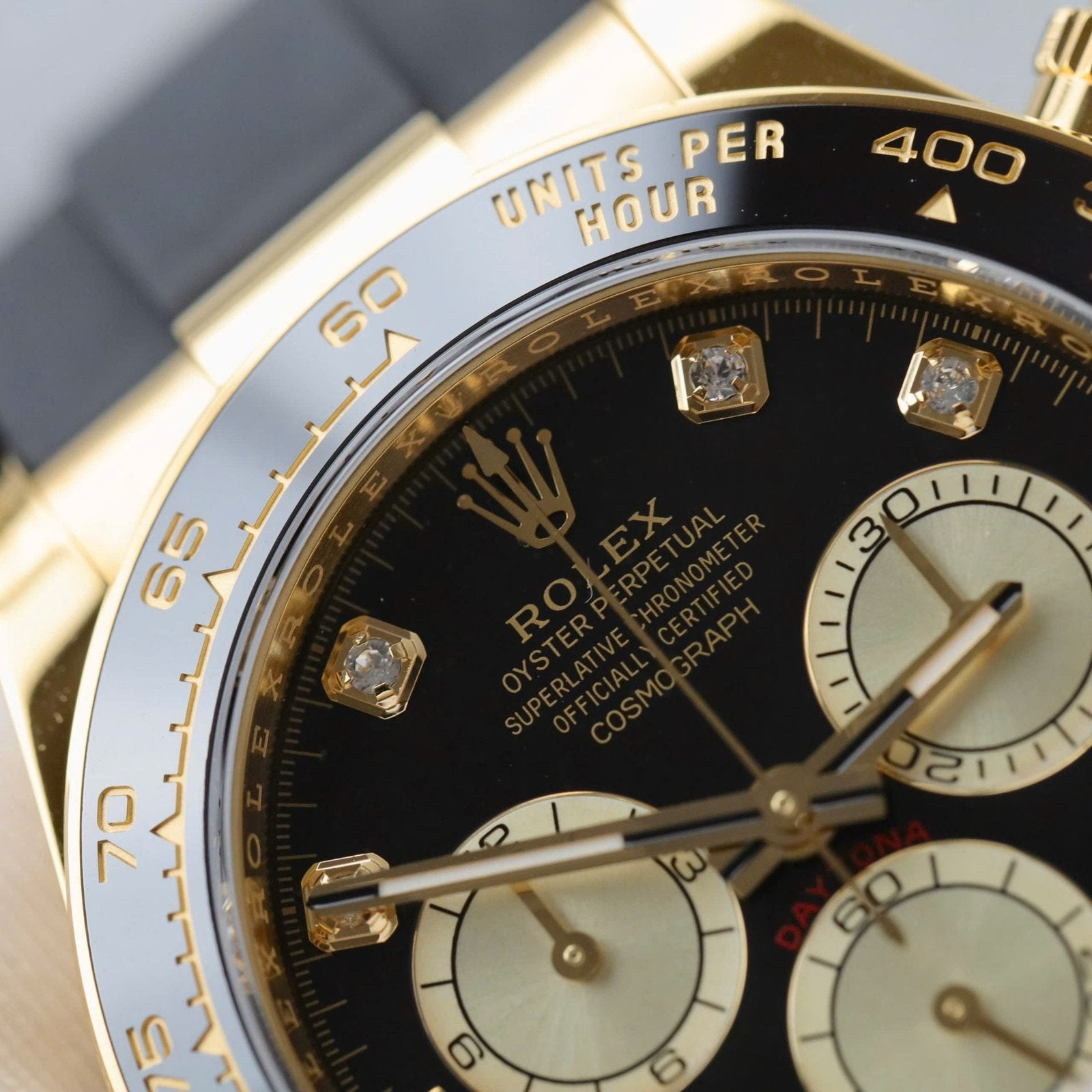 Rolex Daytona Watch 18K Gold Wrapped Movement Calibre 4131 40mm