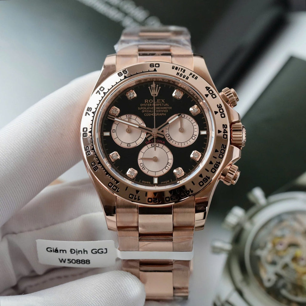 Rolex Daytona Watch Gold Wrapped 18K + Movement Calibre 4131 40mm