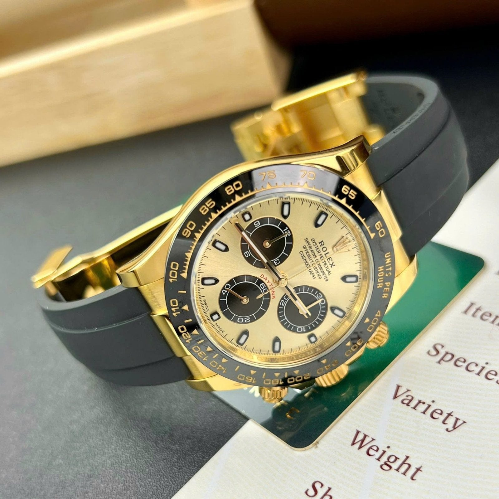 Rolex Daytona Watch Gold Wrapped 40mm