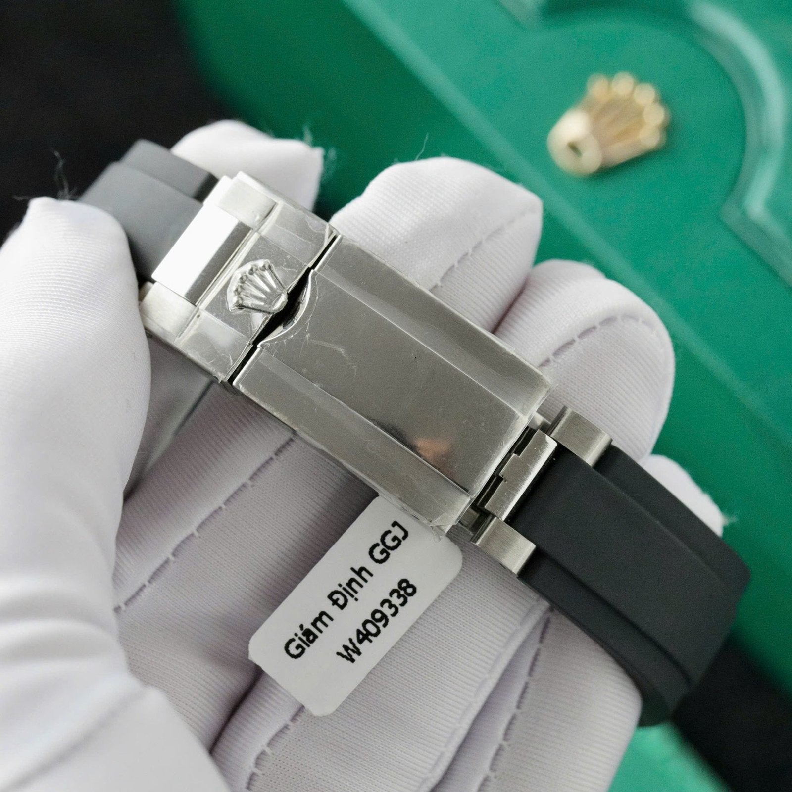 Rolex Daytona Watch Dial Meteorite Diamonds Moissanite Baguette 40mm