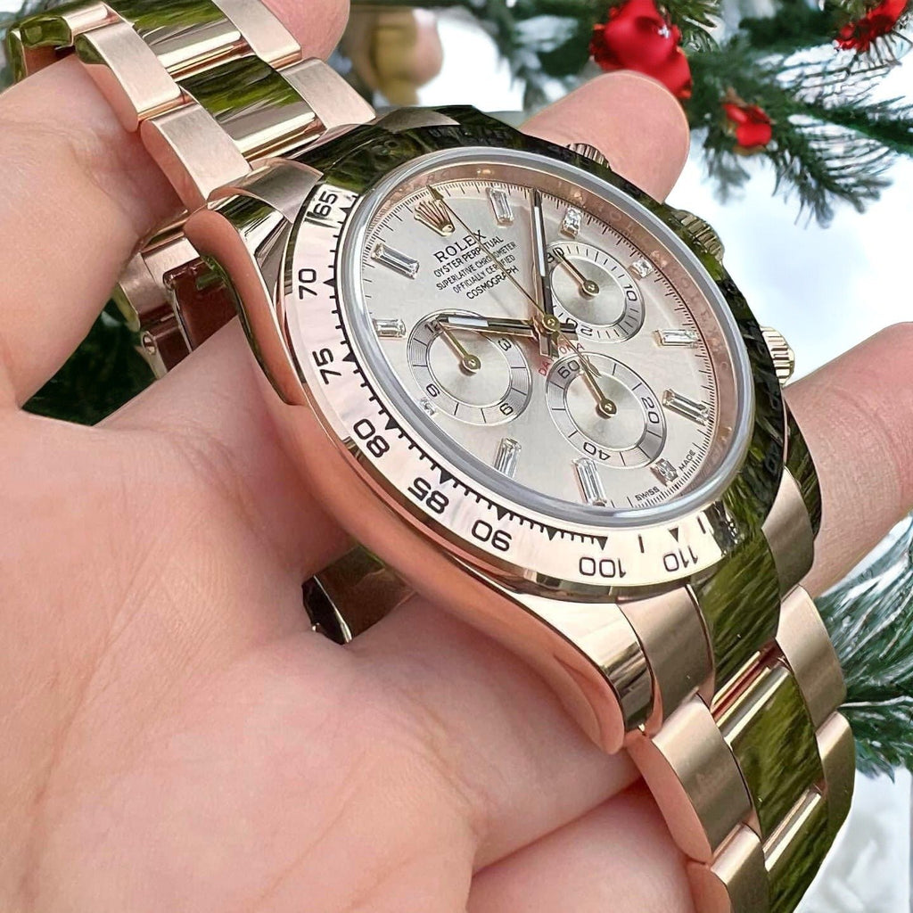 Rolex Daytona 18K Solid Rose Gold Watch 40mm