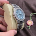 Rolex Daytona Watch 18K Solid White Gold Baguette Diamonds 40mm