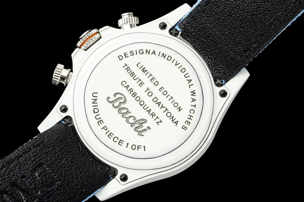 Rolex Daytona Diw Carbo Quartz Bachi Watch 40mm