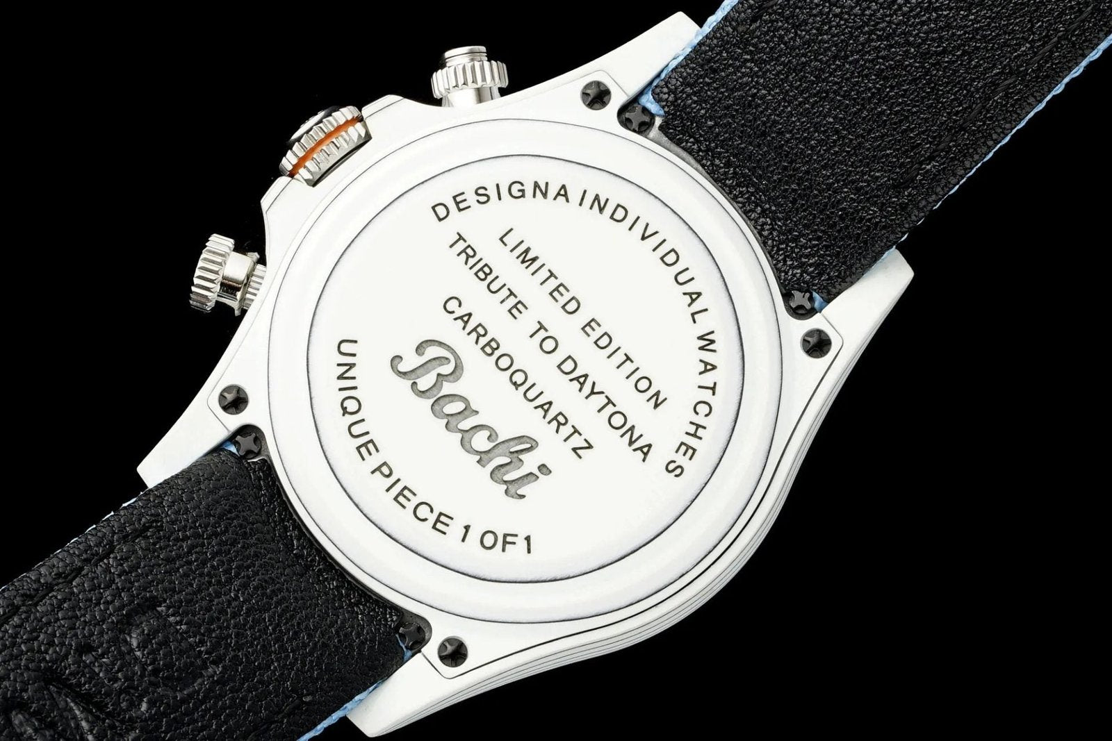 Rolex Daytona Diw Carbo Quartz Bachi Watch 40mm