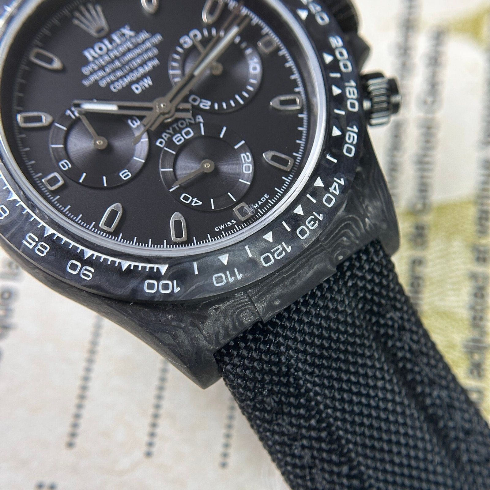 Rolex Daytona Diw Carbon Super Light Watch 40mm