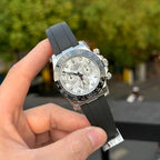 Rolex Watch Daytona Mother Of Pearl &amp; Moissanite Diamonds Dial 40mm