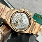 Rolex Daytona Rainbow 116595RBOW Watch Gold Wrapped Moissanite Diamond 40mm