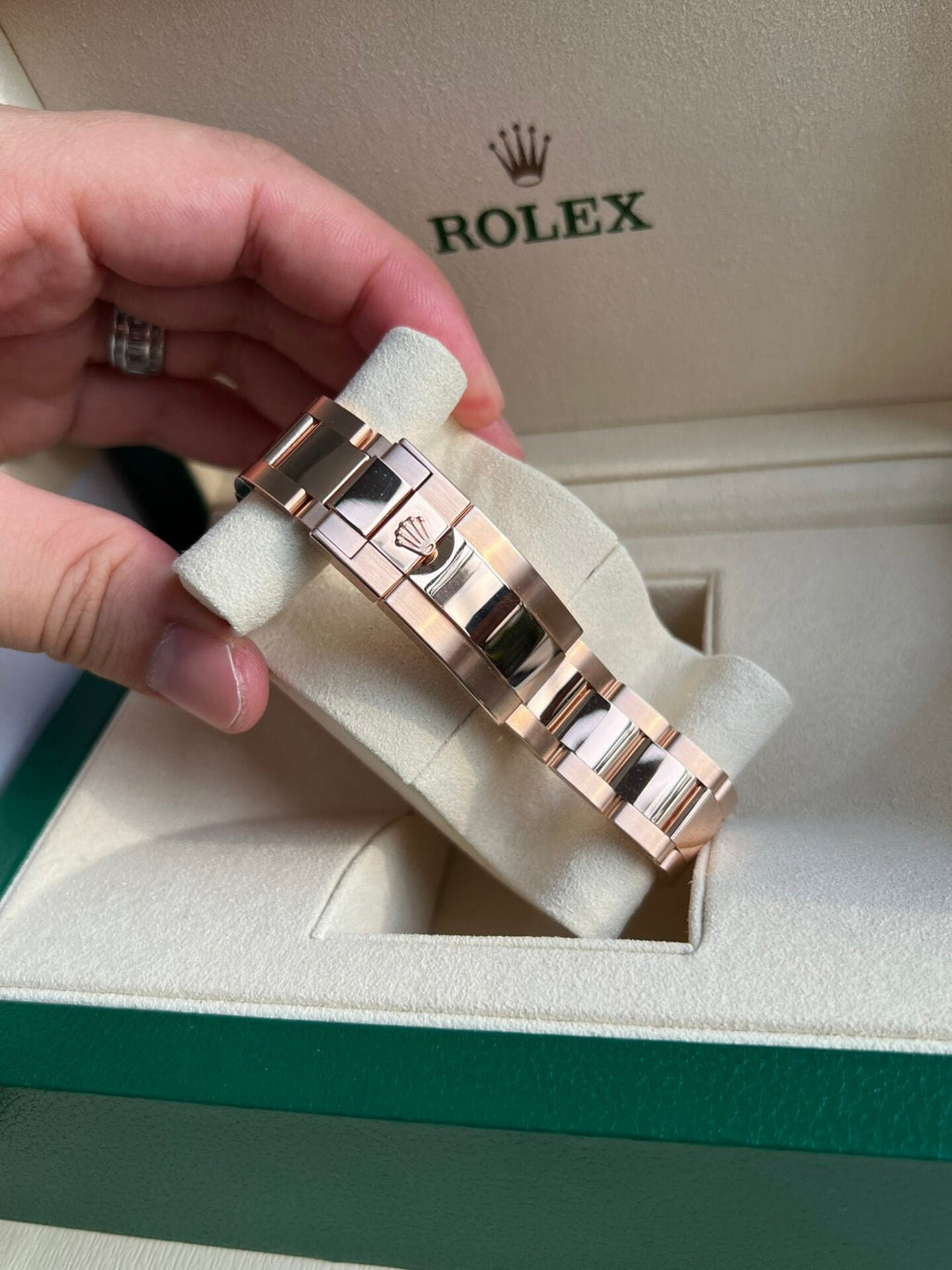 Rolex Daytona Rainbow Watch Gold Wrapped Moissanite 40mm