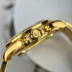 Rolex Watch Daytona Rainbow Gold Wrapped And Moissanite Diamond 40mm