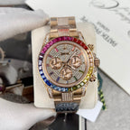 Rolex Daytona Rainbow Watch Full Diamond 40mm