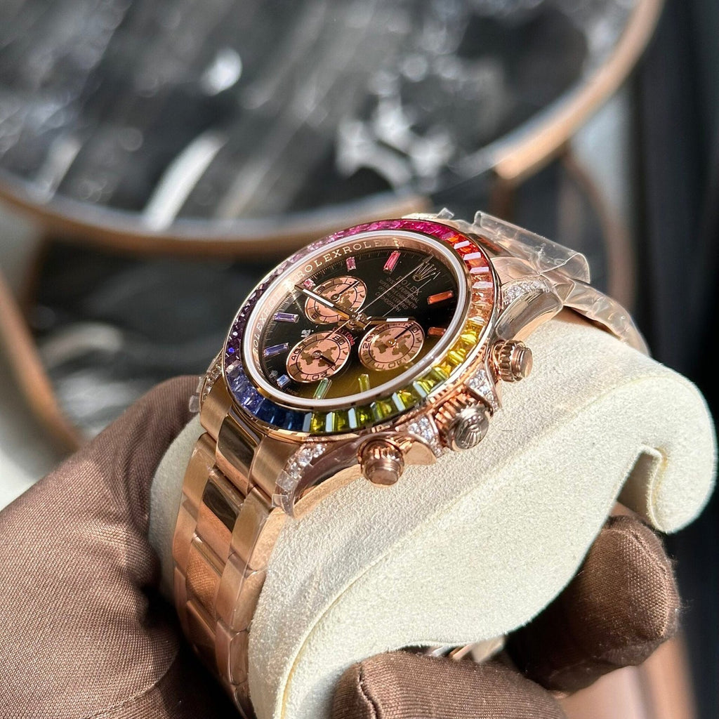 Rolex  Watch Daytona Rainbow Black Dial 40mm