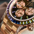 Rolex  Watch Daytona Rainbow Black Dial 40mm