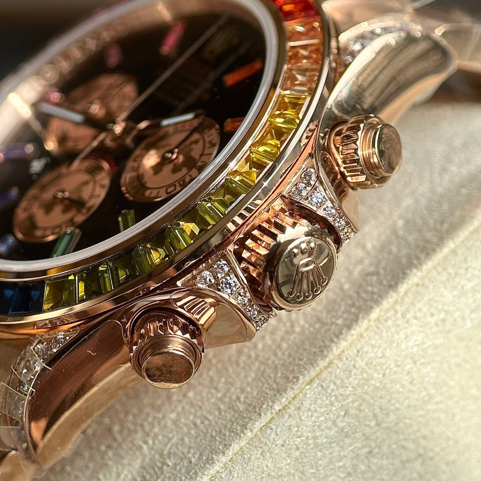 Rolex  Watch Daytona Rainbow Black Dial 40mm
