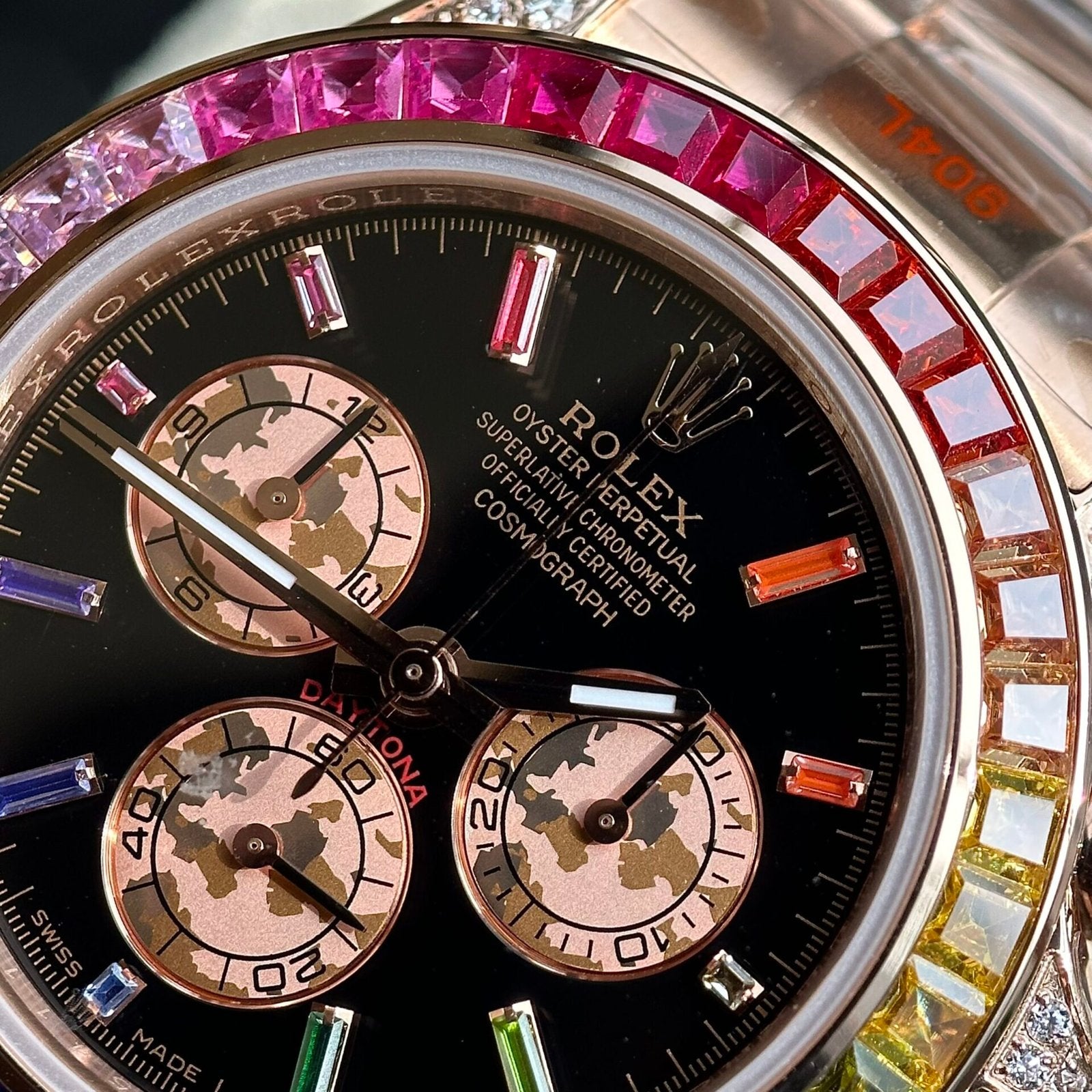 Rolex  Watch Daytona Rainbow Black Dial 40mm