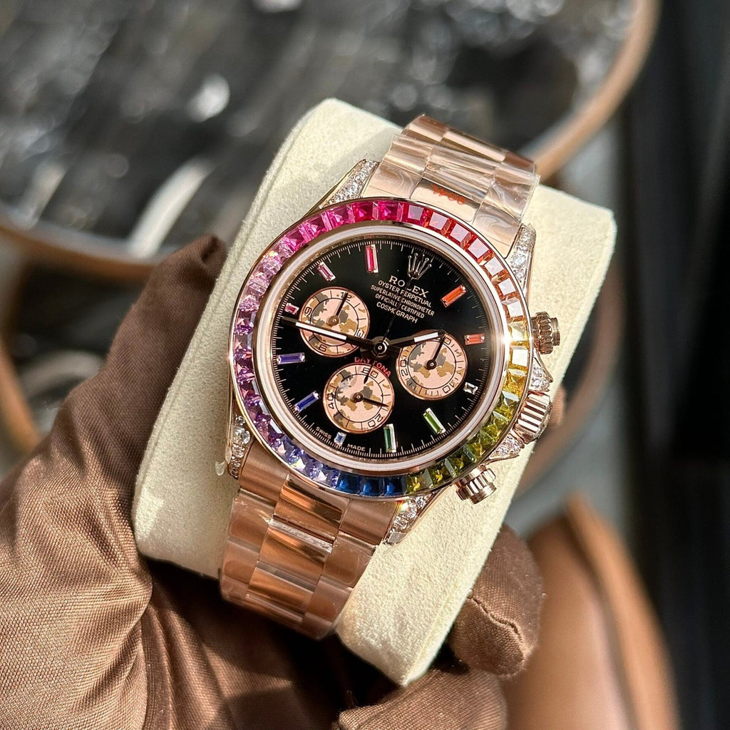 Rolex  Watch Daytona Rainbow Black Dial 40mm