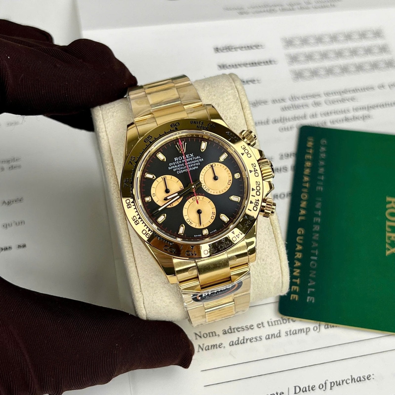 Rolex Daytona 11 Watch Black Dial 40mm