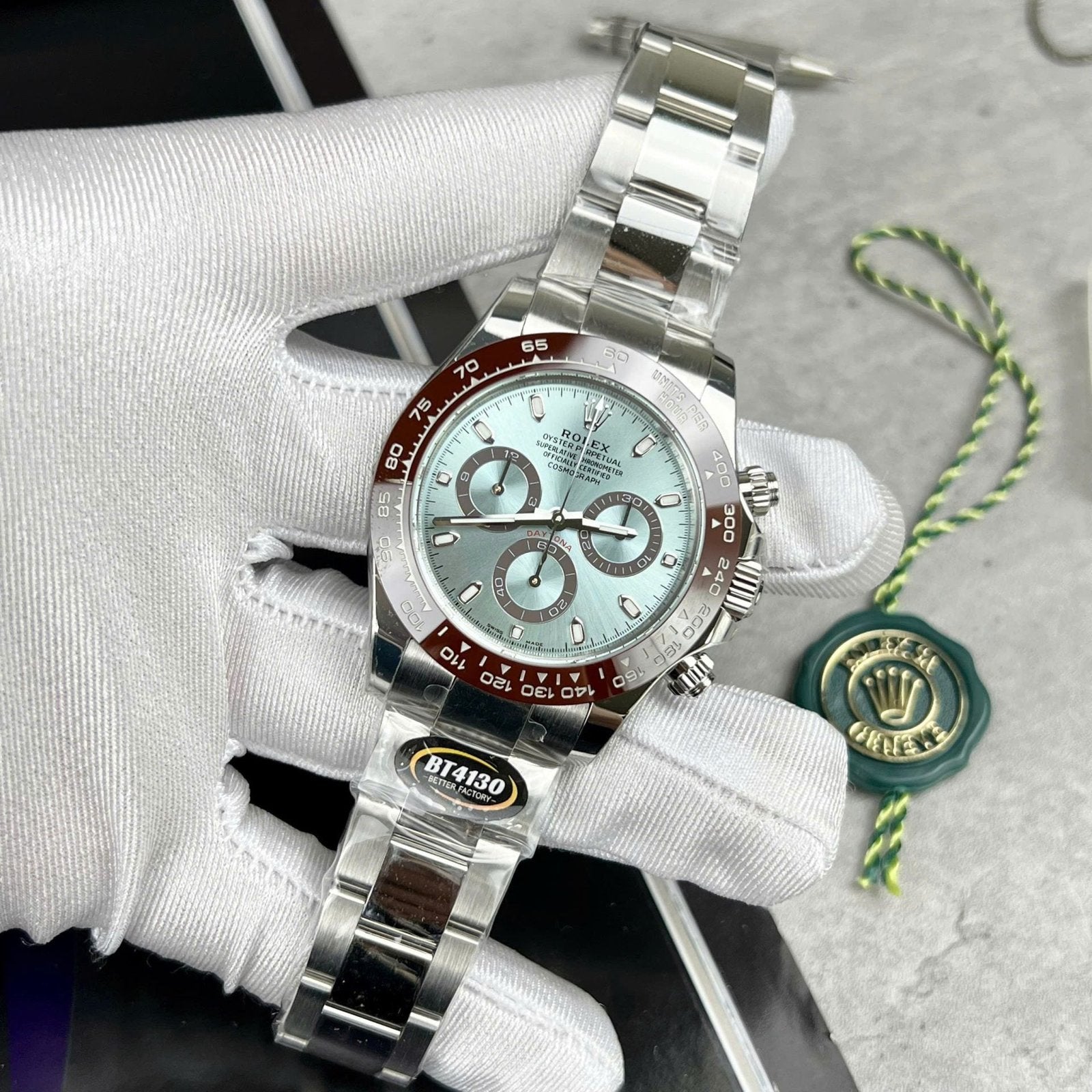 Rolex Daytona 11 Watch Ice Blue Dial 40mm