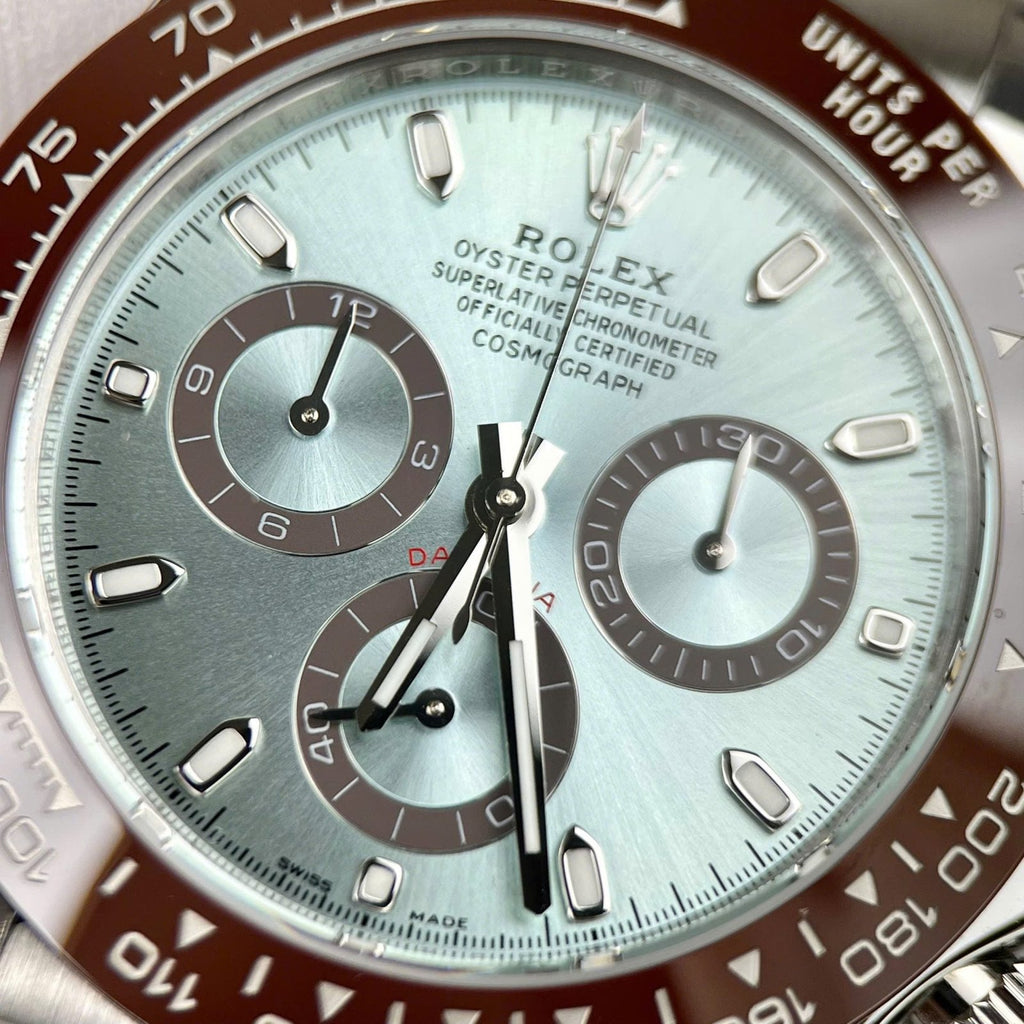 Rolex Daytona 11 Watch Ice Blue Dial 40mm