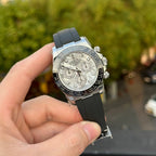 Rolex Watch Daytona Mother Of Pearl &amp; Moissanite Diamonds Dial 40mm