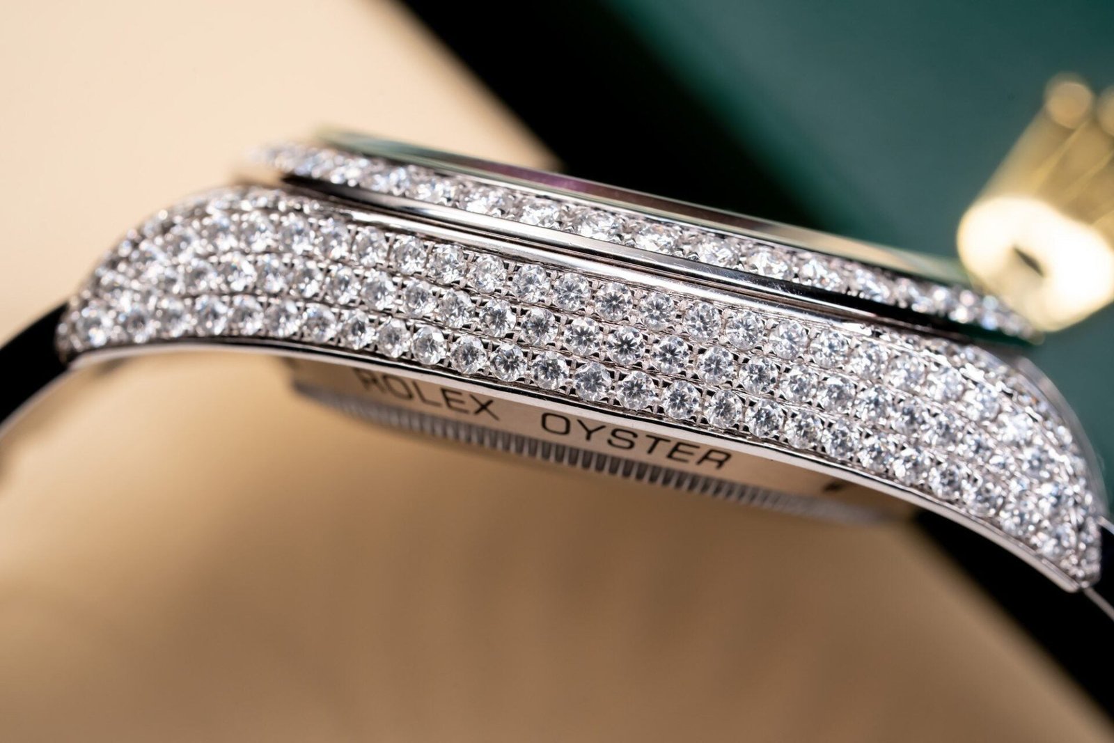 Rolex Date just 126334 Watch With Full Diamond Moissanite 41mm