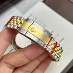 Rolex Date Just Watch Demi Gold Jubilee Strap 36/41mm