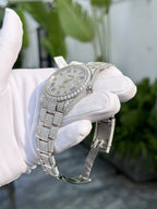 Rolex Watch Date Just Full Moissanite Diamonds 41mm
